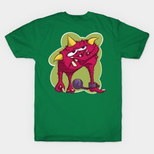 Monster with ball and chain T-Shirt